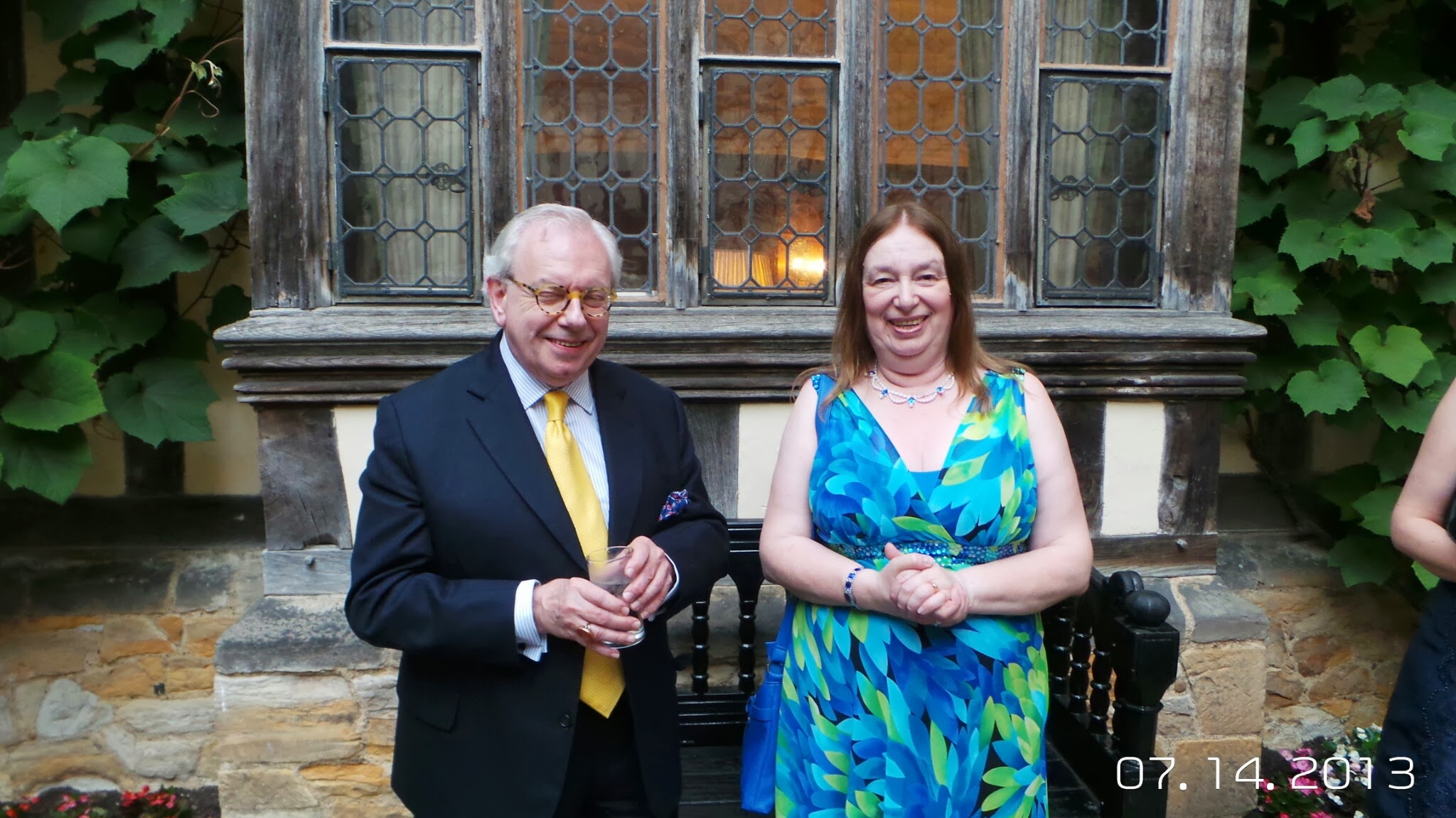 Alison Weir and David Starkey at Hever Castle